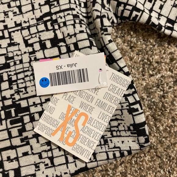 Lularoe Julia Dress Size XS - NWT - Picture 4 of 4